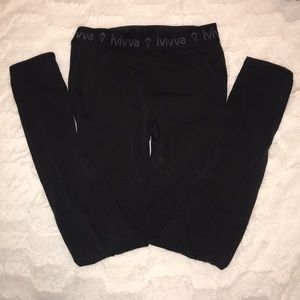 Size 12 black netted ivivva leggings